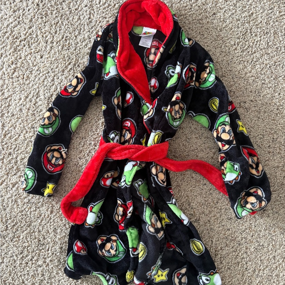 Nintendo Super Mario Red Plush Robe